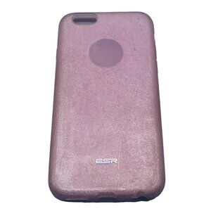 esr  phone case 6s pink 5.5x3.5" sparkle READ